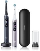 Oral-B iO9 set 2 zubních kartáčků s nabíjecím pouzdrem DUO Black Onyx & Rose Quartz 1 ks