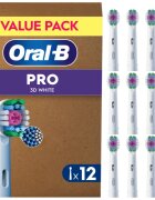 Oral-B PRO 3D White náhradní hlavice pro zubní kartáček 12 ks