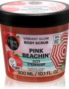 Organic Shop Body Scrub Pink Beachin' rozjasňující tělový peeling vůně Fizzy Strawberry 300 ml