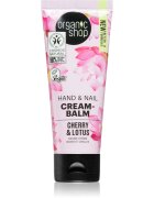 Organic Shop Cherry & Lotus posilující balzám na ruce a nehty 75 ml