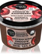 Organic Shop Choco'n'Raspberry jemný tělový peeling s bambuckým máslem 250 ml