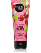 Organic Shop Ginger & Cherry čisticí pleťový peeling 75 ml
