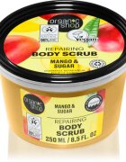 Organic Shop Mango & Sugar tělový peeling pro hedvábnou pokožku 250 ml