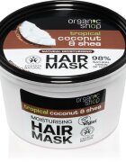 Organic Shop Natural Coconut & Shea intenzivní vlasová maska s hydratačním účinkem 250 ml