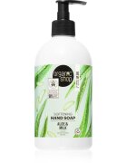 Organic Shop Organic Aloe & Milk pečující tekuté mýdlo na ruce 500 ml