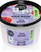 Organic Shop Organic Fig & Rosehip pečující maska pro lesk a hebkost vlasů 250 ml