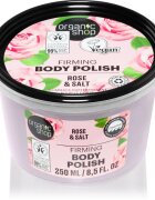 Organic Shop Organic Rose & Salt tělový peeling se solí 250 ml