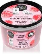 Organic Shop Raspberry & Sugar jemný tělový peeling 250 ml