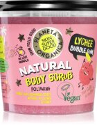 Organic Shop Skin Super Good Lychee Bubble Gum tělový peeling pro jemnou a hladkou pokožku 360 ml