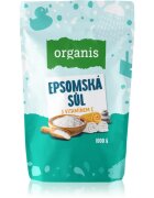 Organis Epsomská sůl s vitamínem C sůl do koupele 1000 g