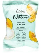 Oriflame Love Nature Coconut Water & Melon čisticí tuhé mýdlo 75 g