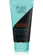 Oriflame Pure Skin slupovací pleťová maska s aktivním uhlím 50 ml