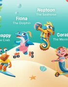 Palmolive Kids Sea Creatures sprchový gel pro děti 750 ml