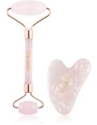 PALSAR7 Massage Roller and Guasha Rose Quartz masážní váleček na obličej a masážní pomůcka