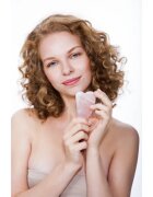 PALSAR7 Massage Roller and Guasha Rose Quartz masážní váleček na obličej a masážní pomůcka