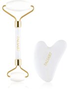 PALSAR7 Massage Roller and Guasha White Jade masážní váleček na obličej a masážní pomůcka
