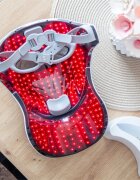 PALSAR7 Professional LED Mask White Gold LED zkrášlující maska na obličej a krk dárková krabička 1 ks