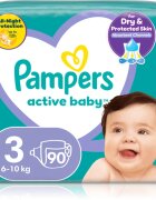Pampers Active Baby Size 3 jednorázové pleny 6-10 kg 90 ks