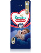Pampers Night Pants Size 5 jednorázové plenkové kalhotky na noc 11-17 kg 46 ks