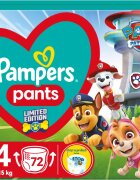 Pampers Pants Paw Patrol Size 4 jednorázové plenkové kalhotky 9-15 kg 72 ks