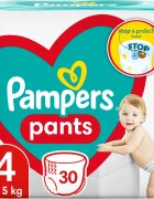 Pampers Pants Size 4 jednorázové plenkové kalhotky 9 – 15 kg 30 ks
