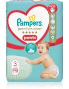 Pampers Premium Care Pants Size 3 jednorázové plenkové kalhotky 6-11 kg 70 ks