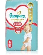 Pampers Premium Care Pants Size 6 jednorázové plenkové kalhotky 13-19 kg 46 ks