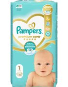 Pampers Premium Care Size 1 jednorázové pleny 2-5 kg 50 ks