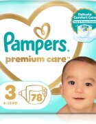 Pampers Premium Care Size 3 jednorázové pleny 6-10 kg 78 ks