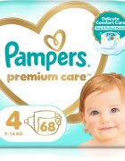 Pampers Premium Care Size 4 jednorázové pleny 9-14 kg 68 kg
