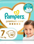 Pampers Premium Care Size 7 jednorázové pleny 15+ kg 32 ks
