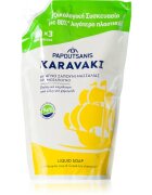 PAPOUTSANIS Karavaki Liquid Soap Pouch Refill With Chamomile tekuté mýdlo na ruce – náhradní náplň 900 ml