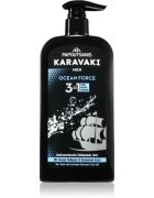 PAPOUTSANIS Karavaki Ocean Force čisticí gel 3 v 1 550 ml