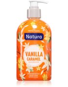PAPOUTSANIS Natura Vanilla Caramel tekuté mýdlo 480 ml