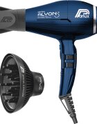 Parlux Alyon + Magic Sense profesionální fén na vlasy s ionizační funkcí + difuzér Dark Blue 1 ks