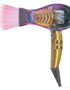Parlux Alyon + Magic Sense profesionální fén na vlasy s ionizační funkcí + difuzér Gold 1 ks