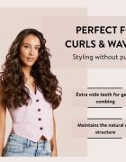 Parsa Beauty Curly Hair Comb hřeben pro vlnité vlasy 1 ks