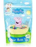 Peppa Pig Colour Bath Tabs barevné šumivé tablety do koupele 9x16 g