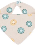 Petite&Mars Bandana Luke 3m+ bryndák Beige Kiwis&Misty Green 1 ks