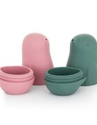 Petite&Mars Love Birds hračka do vody 6 m+ Rose Green 2 ks