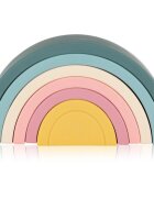Petite&Mars Rainbow 12m+ aktivity hračka Misty Green 1 ks