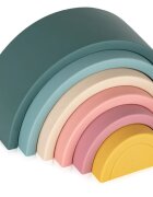 Petite&Mars Rainbow 12m+ aktivity hračka Misty Green 1 ks