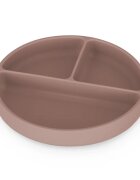 Petite&Mars Take&Match 6m+ dělený talíř kulatý Velvet Latte 1 ks