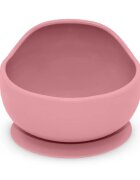Petite&Mars Take&Match Silicone Bowl miska s přísavkou Dusty Rose 6 m+ 360 ml