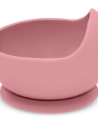 Petite&Mars Take&Match Silicone Bowl miska s přísavkou Dusty Rose 6 m+ 360 ml