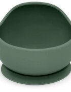 Petite&Mars Take&Match Silicone Bowl miska s přísavkou Misty Green 6 m+ 360 ml