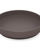 Petite&Mars Take&Match Silicone Plate talíř s přísavkou Bitter Cocoa 6m+ 1 ks