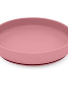 Petite&Mars Take&Match Silicone Plate talíř s přísavkou Dusty Rose 6 m+ 1 ks
