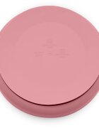 Petite&Mars Take&Match Silicone Plate talíř s přísavkou Dusty Rose 6 m+ 1 ks
