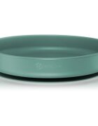 Petite&Mars Take&Match Silicone Plate talíř s přísavkou Misty Green 6 m+ 1 ks